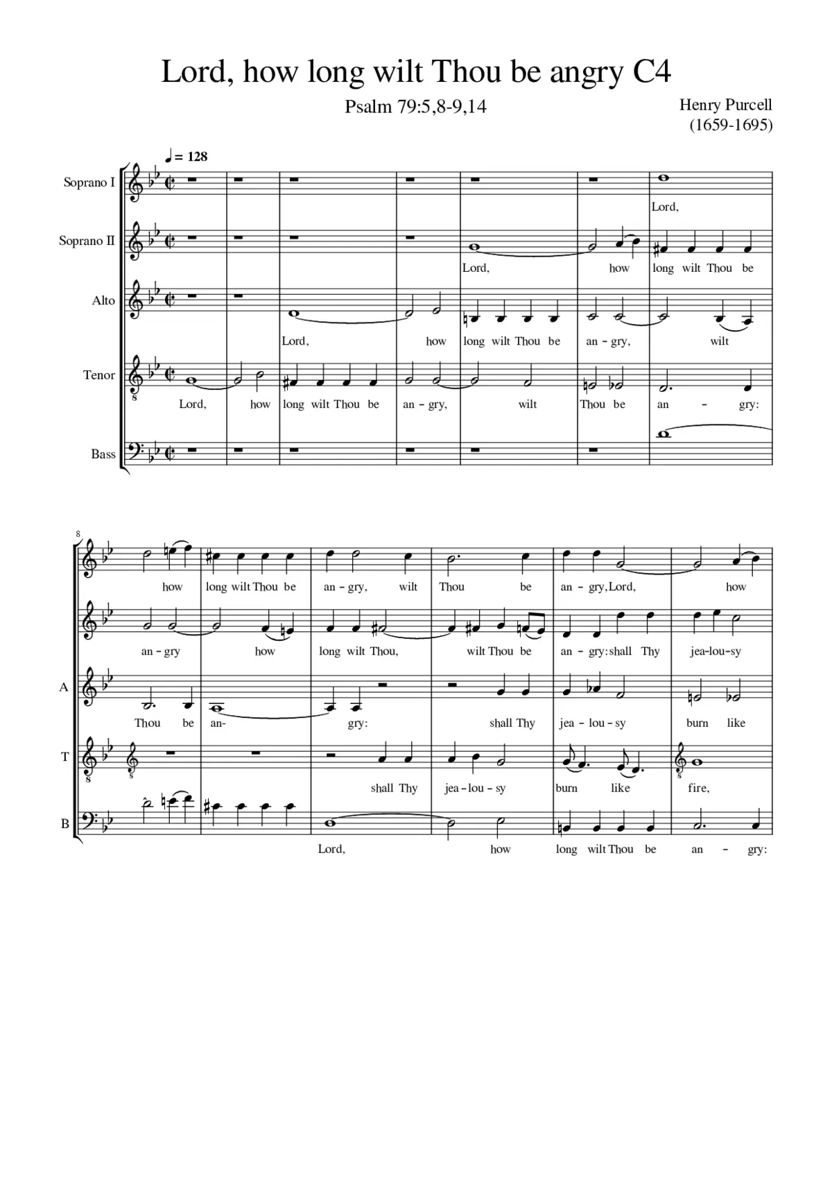 Lord how long Purcell - Page 1