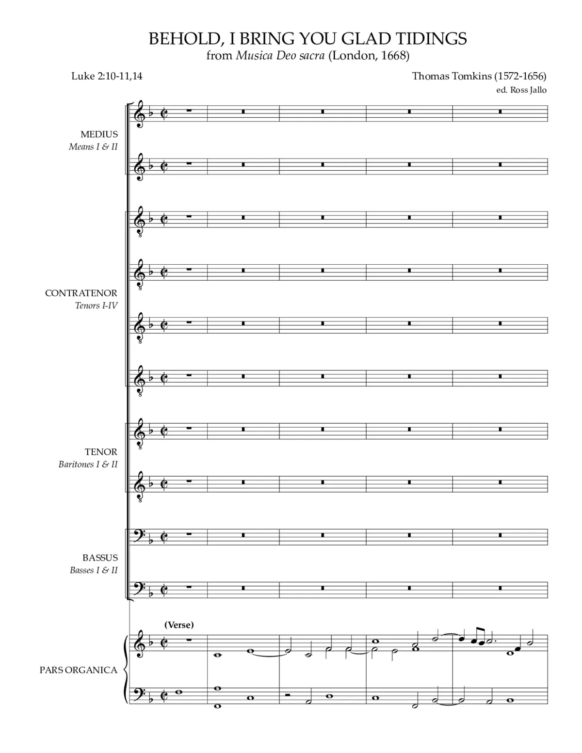 Behold, I bring you glad tidings - Page 1
