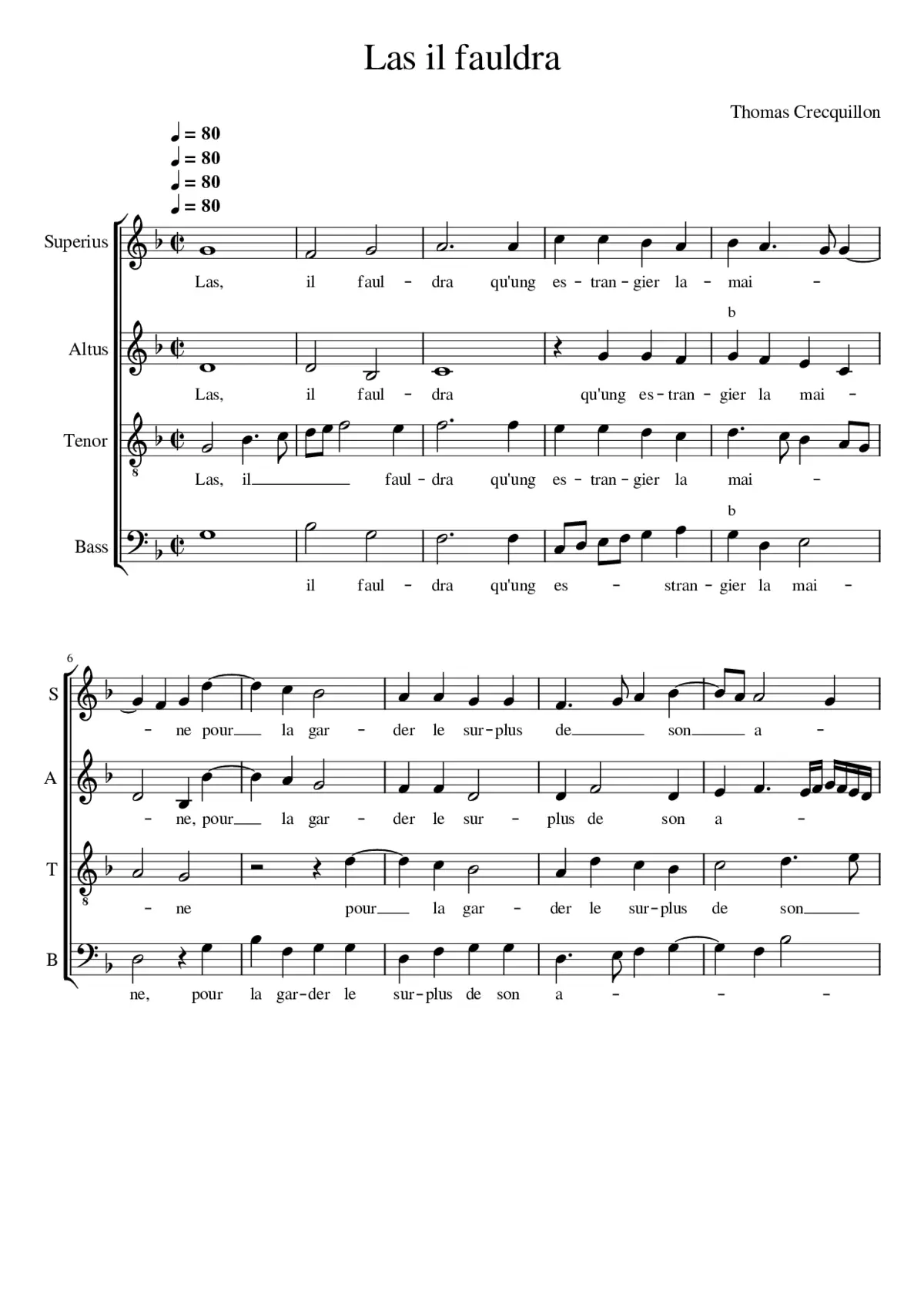 Las il fauldra - Page 1