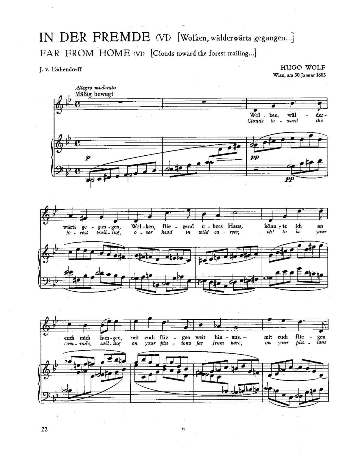 In der Fremde (VI) - Page 1