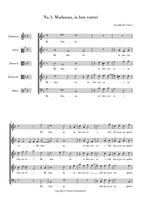 Madonna, io ben vorrei