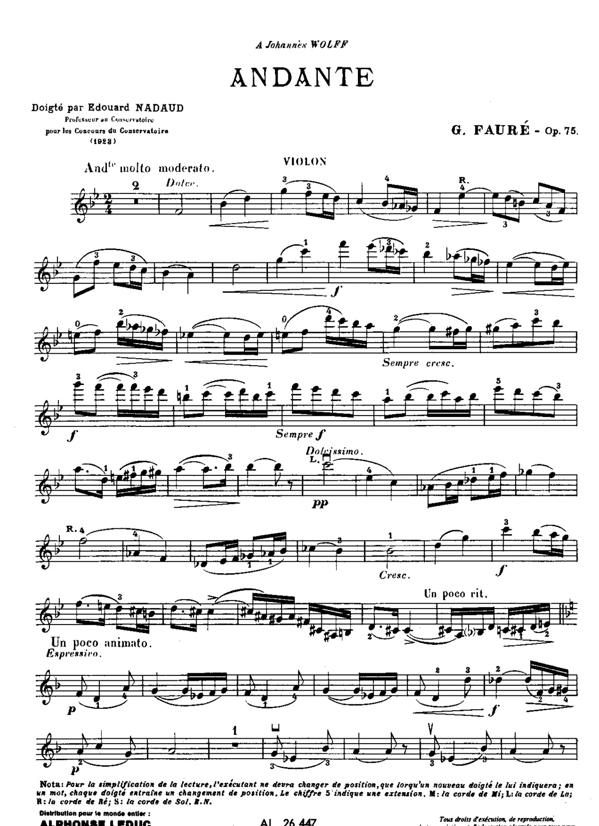 Andante - Page 1