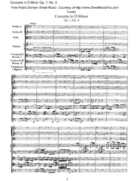 Organ Concerto in D minor