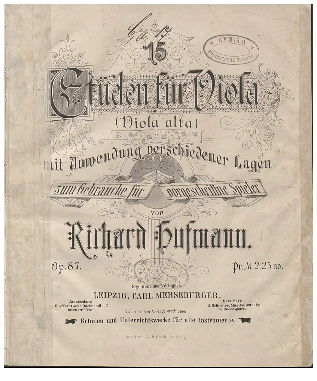 15 Etüden - Page 1