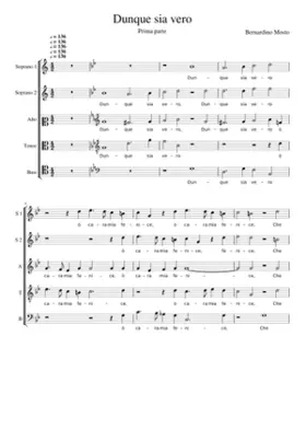 Dunque sia vero (prima parte)