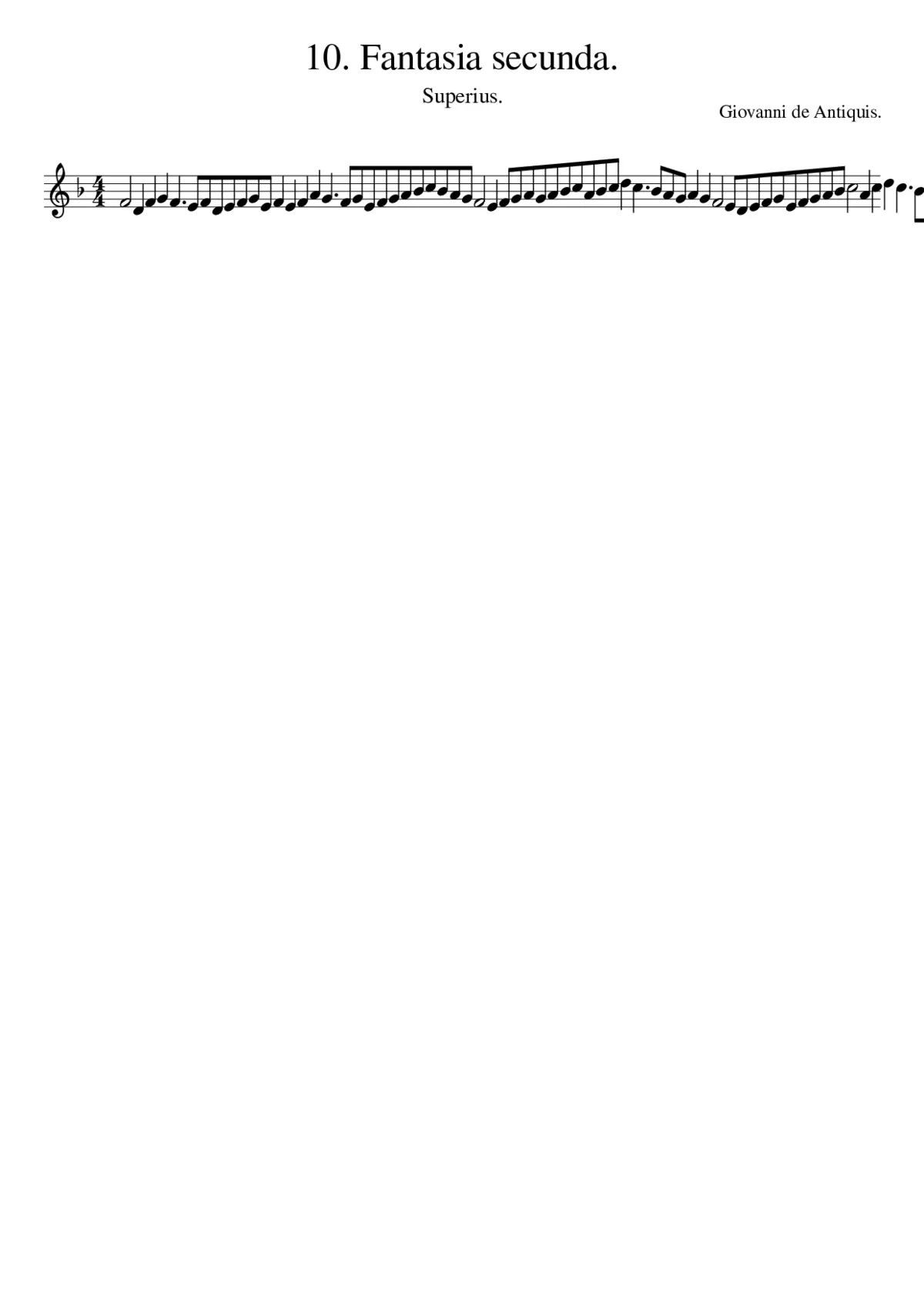 10. Fantasia secunda. - Page 1