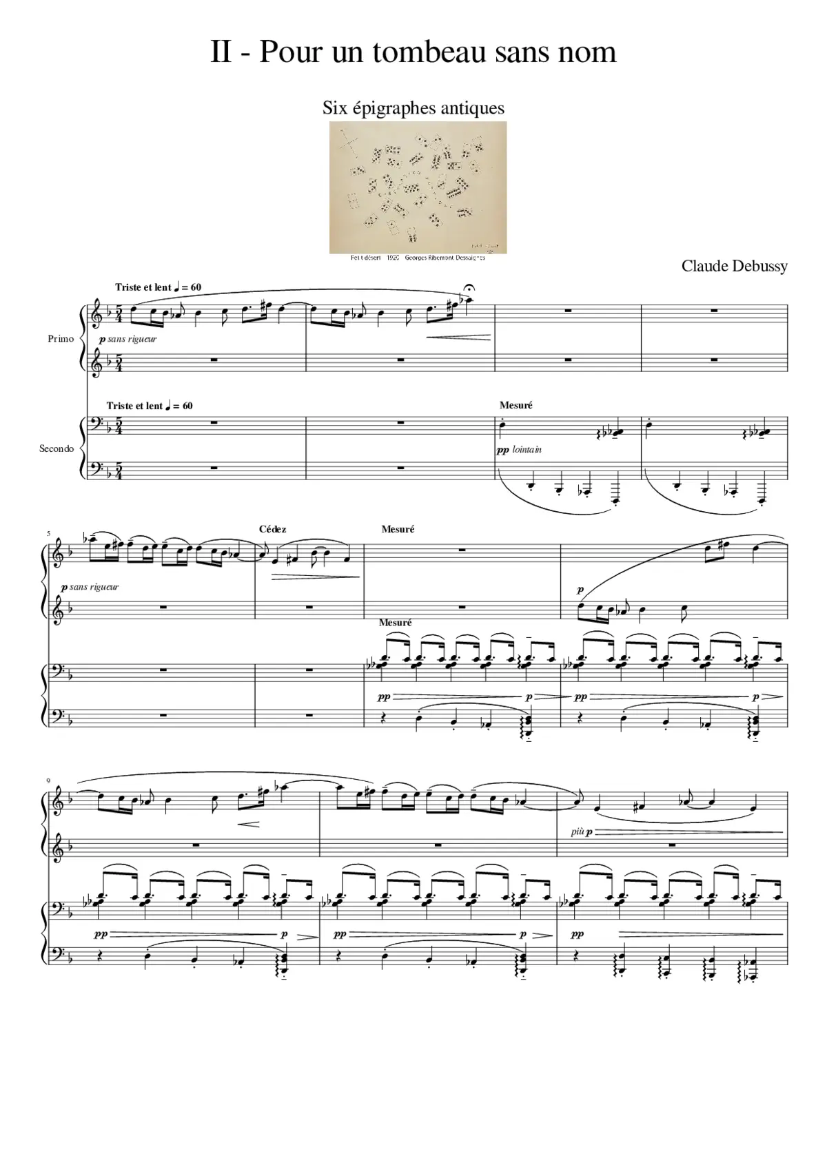 Pour un tombeau sans nom Six Epigraphes Antiques Nr 2 - Page 1