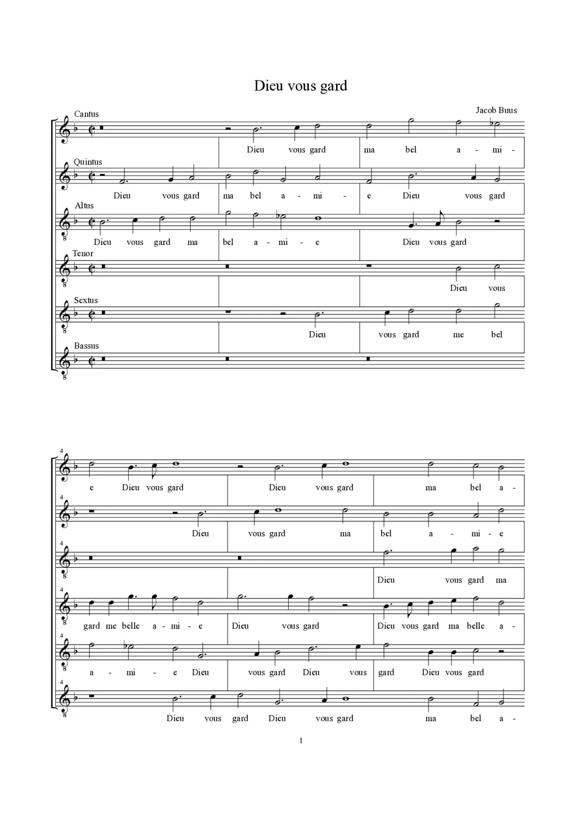 Dieu vous garde - Page 1