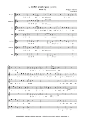 Credidi, propter quod locutus sum