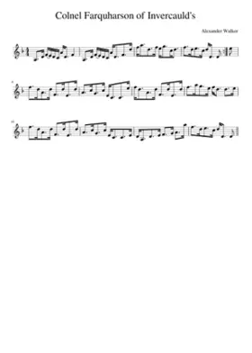 Colnel Farquharson of Invercauld's