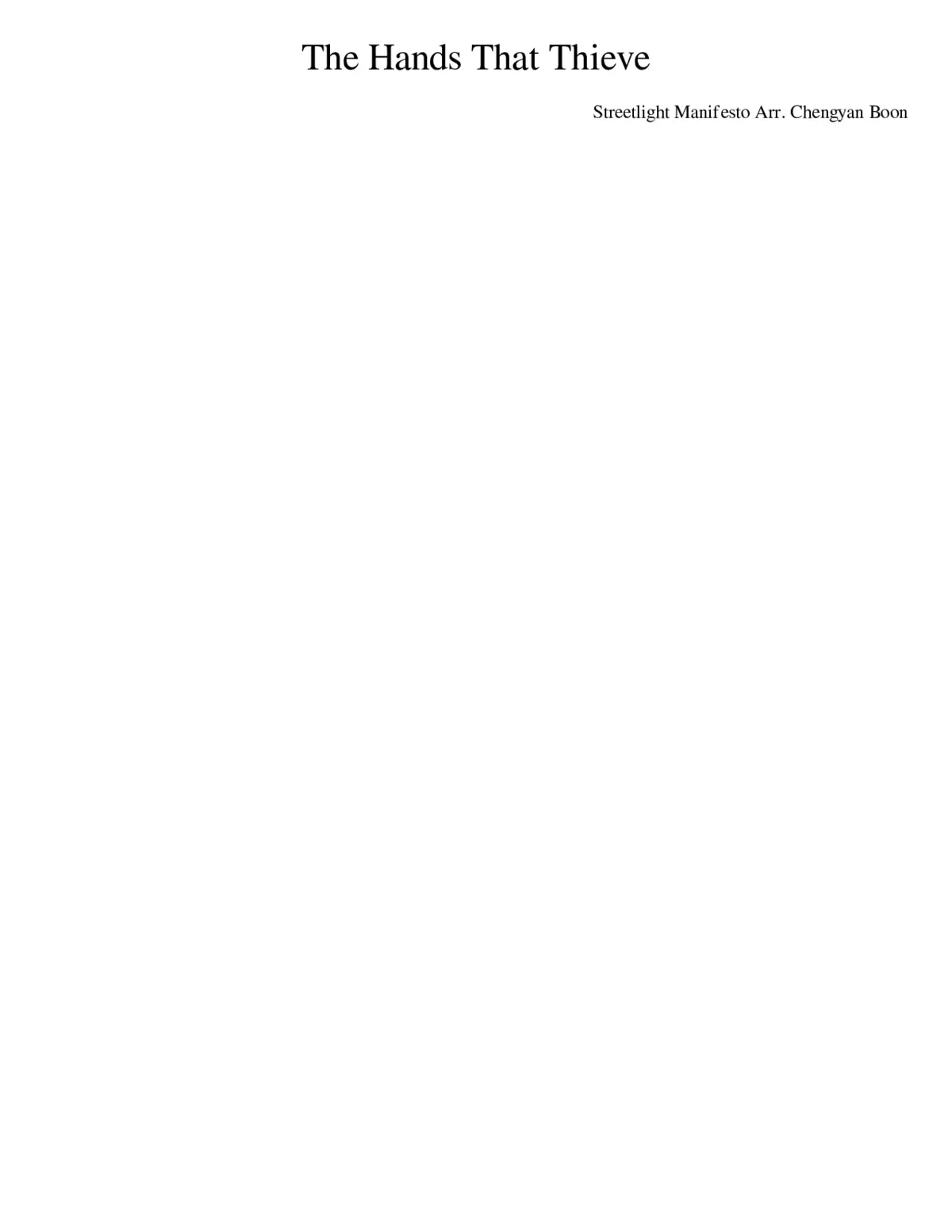 the hands that thieve - Page 1