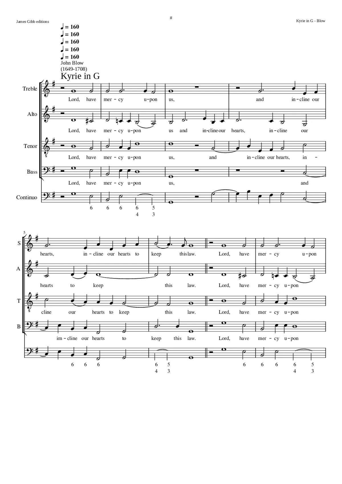 Kyrie in G - Page 1