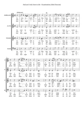 And am I only born to die