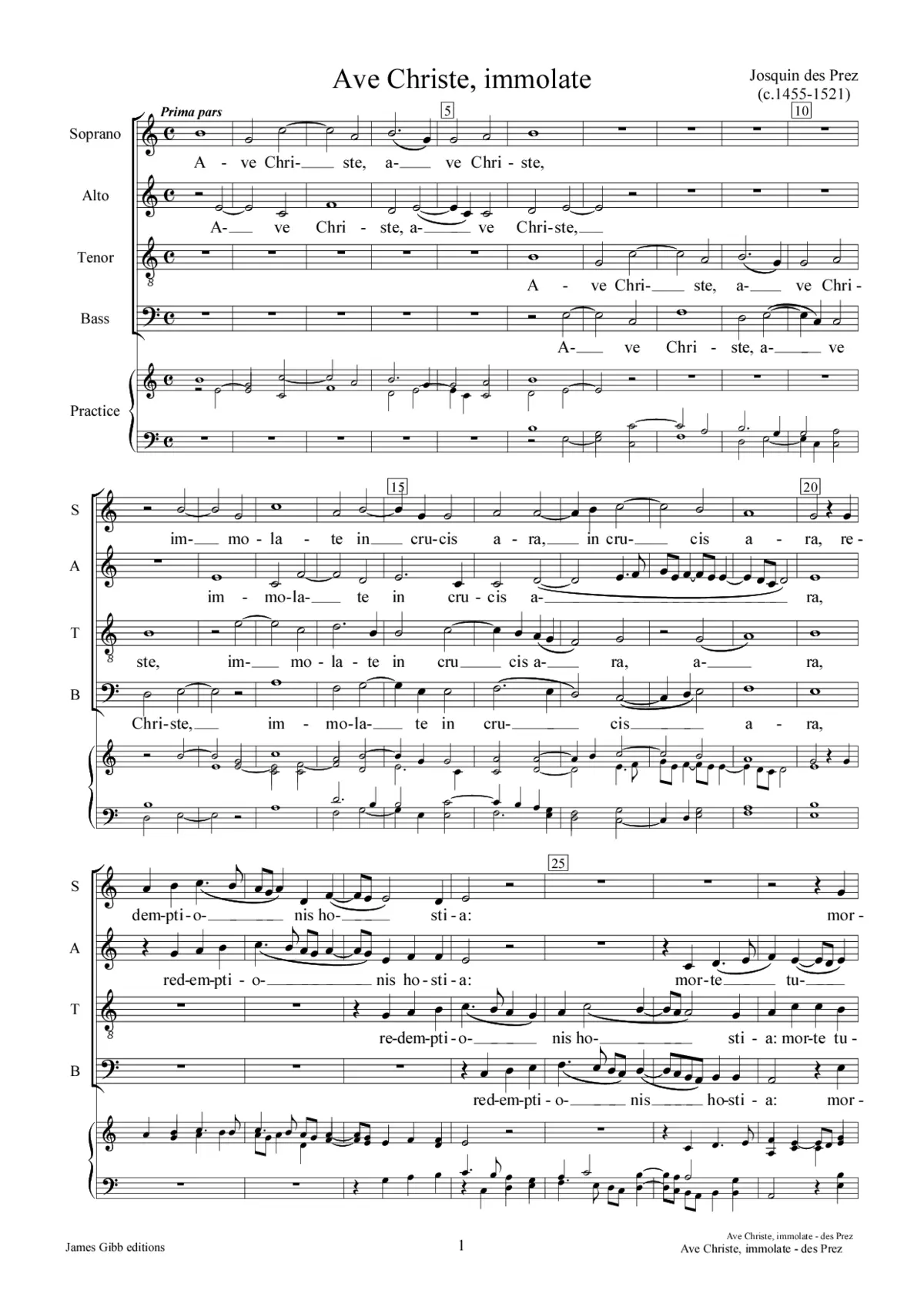 Ave Christe - Page 1