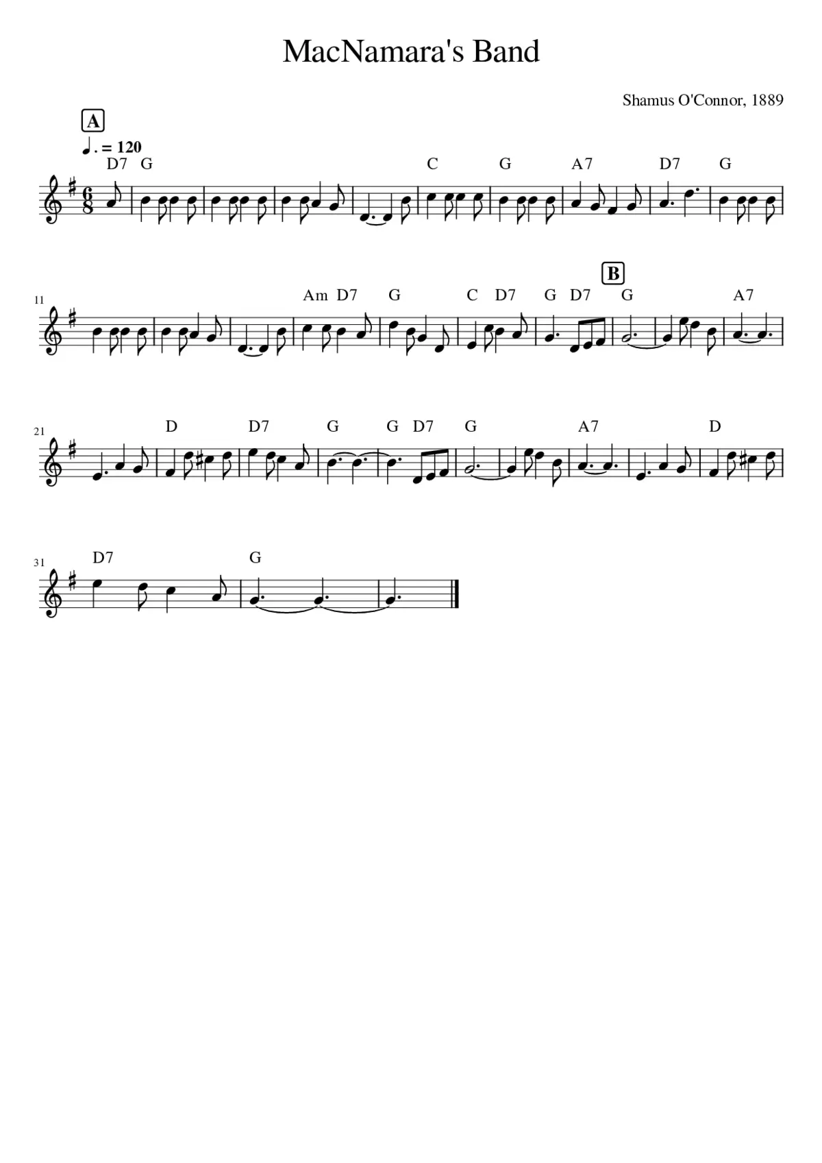 Macnamara's Band - Page 1
