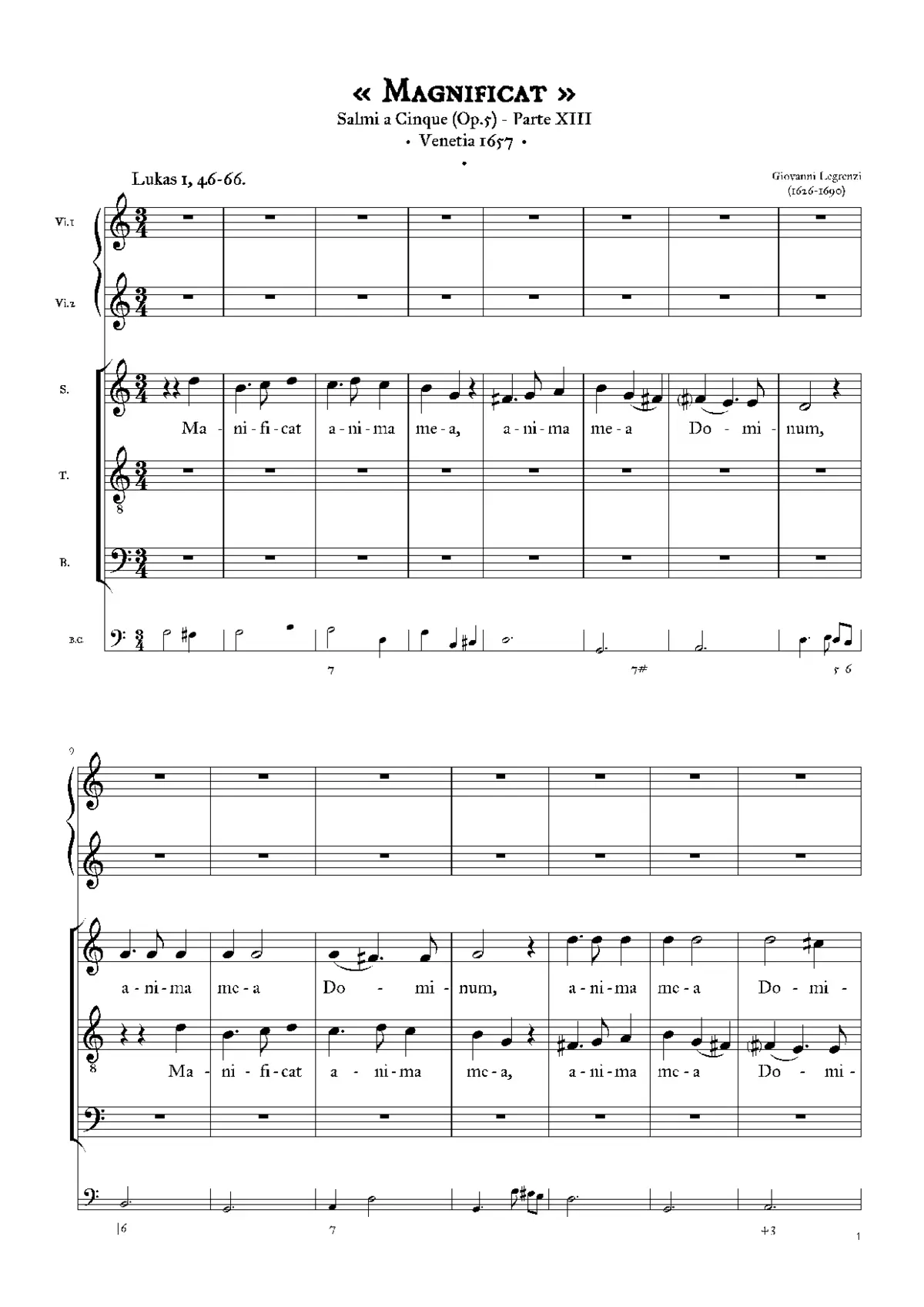 Magnificat - Page 1