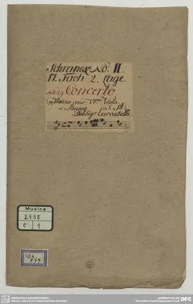 Violin Concerto in A major
