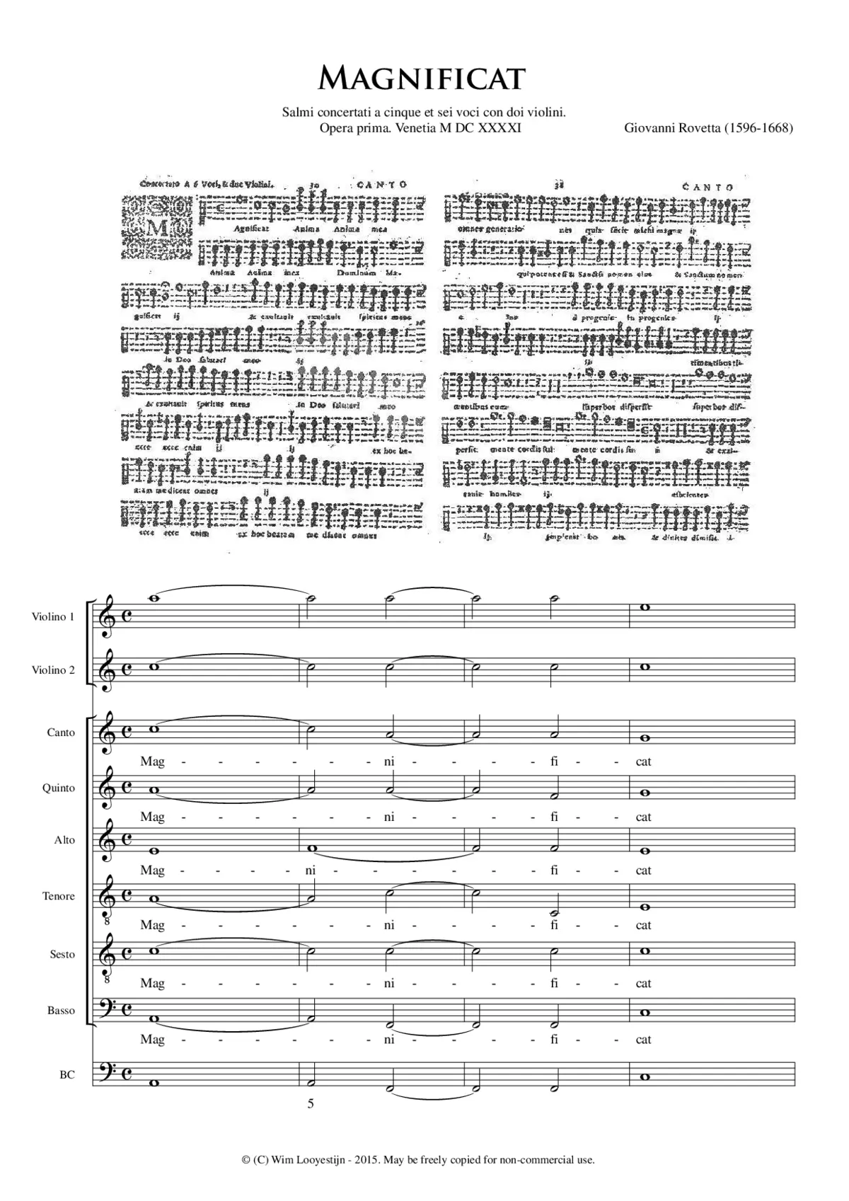 Magnificat - Page 1