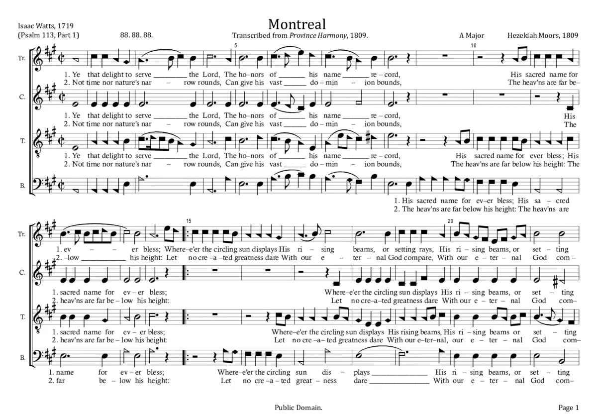 Montreal - Page 1