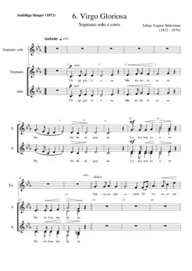 Virgo gloriosa (No. 6 from 'Andliga sånger')