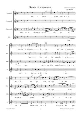 Sancta et immaculata