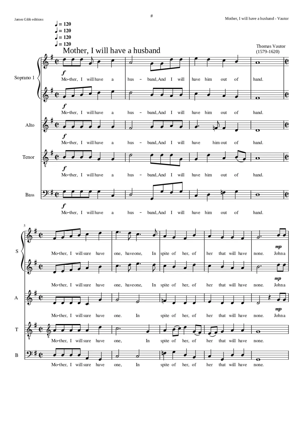 Mother I will have a husband - Page 1