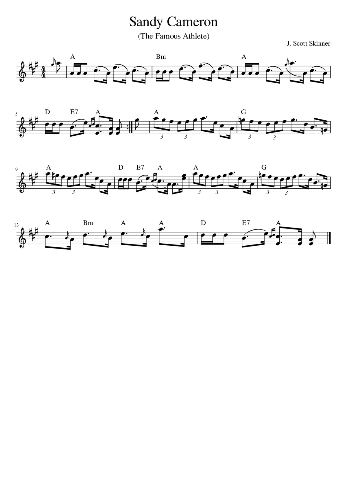 Sandy Cameron - Page 1