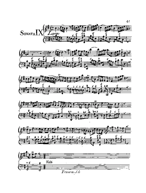 Flute Sonata in B minor - Page 1