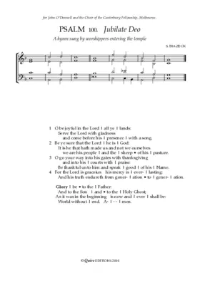 Psalm 100 (Double chant)