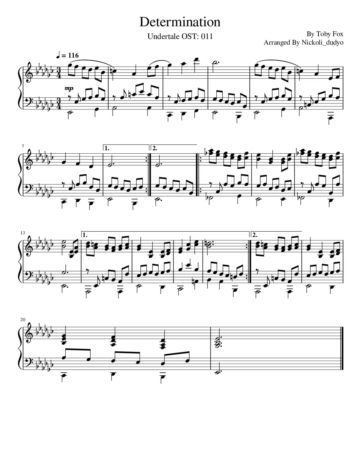 Determination - Page 1