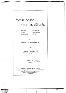 Messe basse pour les défunts