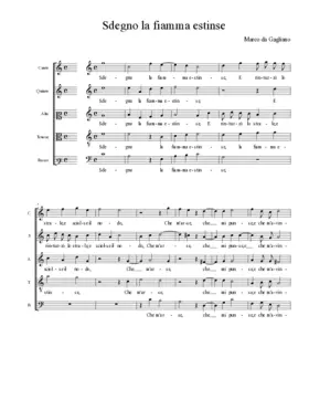 Sdegno la fiamma estinse