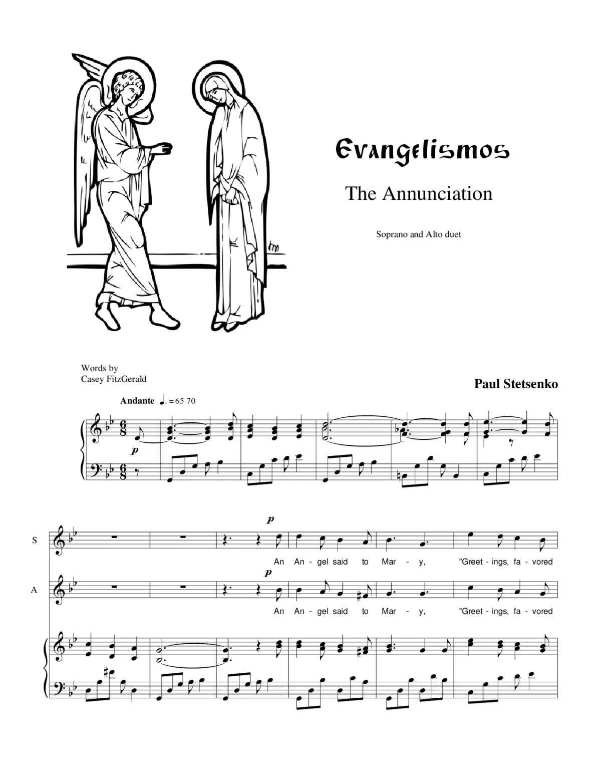 Evangelismos (The Annunciation) - Page 1