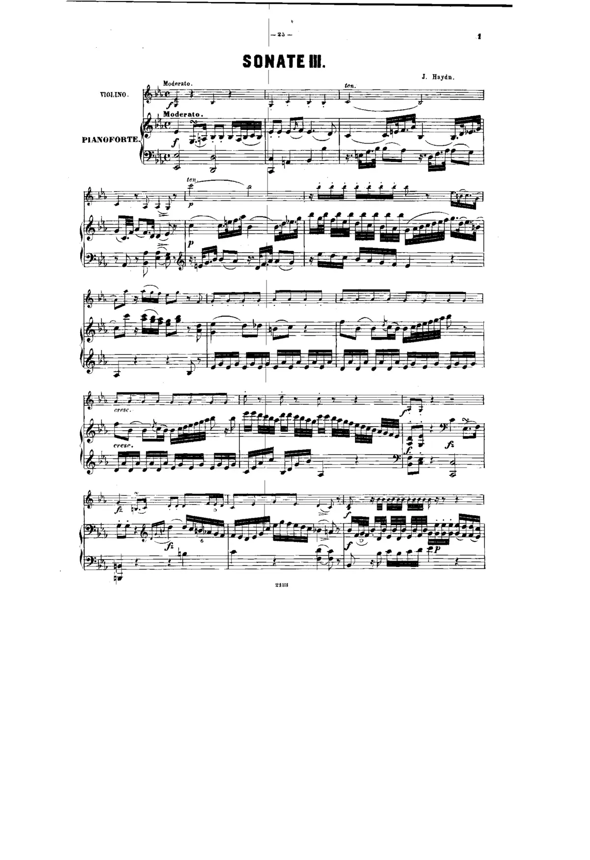 Keyboard Sonata - Page 1
