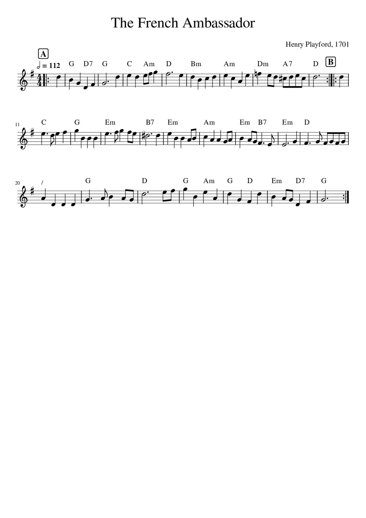 The French Ambassador - Page 1