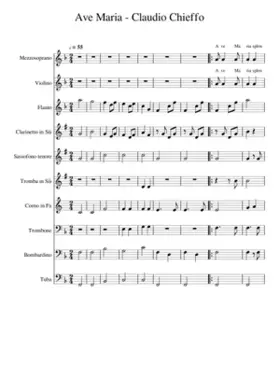 Ave Maria - Claudio Chieffo conv