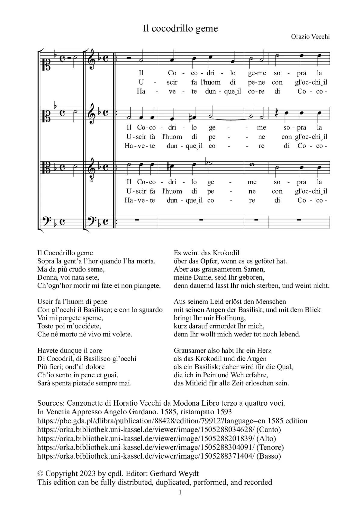 Il cocodrillo geme - Page 1