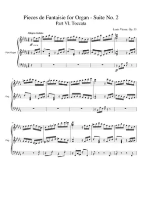 Toccata from Suite 2 Pieces de Fantasie