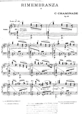 Rimembranza, Op.88