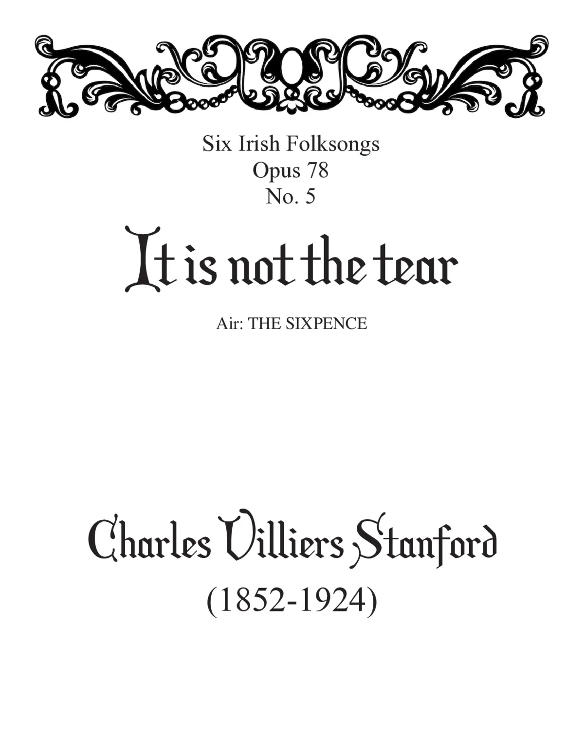 It is not the tear - Page 1