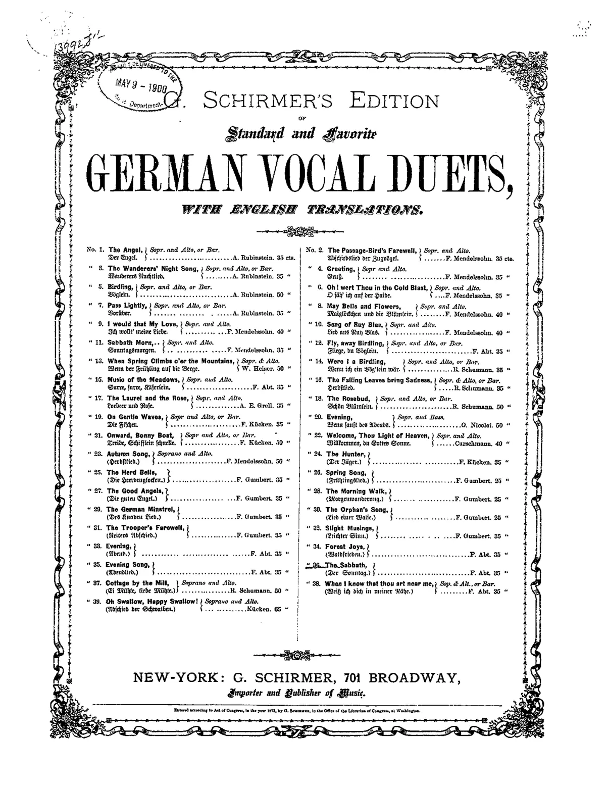 10 Leichte Duetten - Page 1