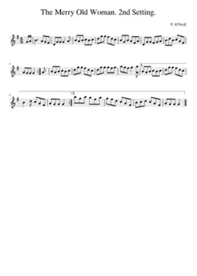 The Merry Old Woman. 2nd Setting.