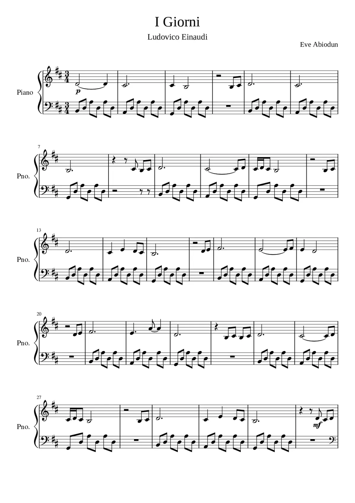 i giorni - Page 1