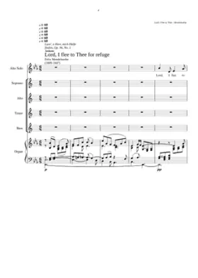 Lass' o Herr mich Hülfe finden Op. 96 No. 1