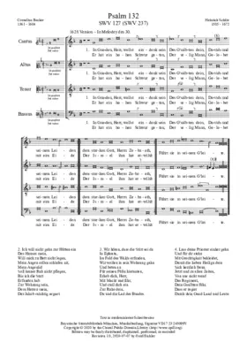 In Gnaden, Herr, wollst eindenk sein, SWV 237