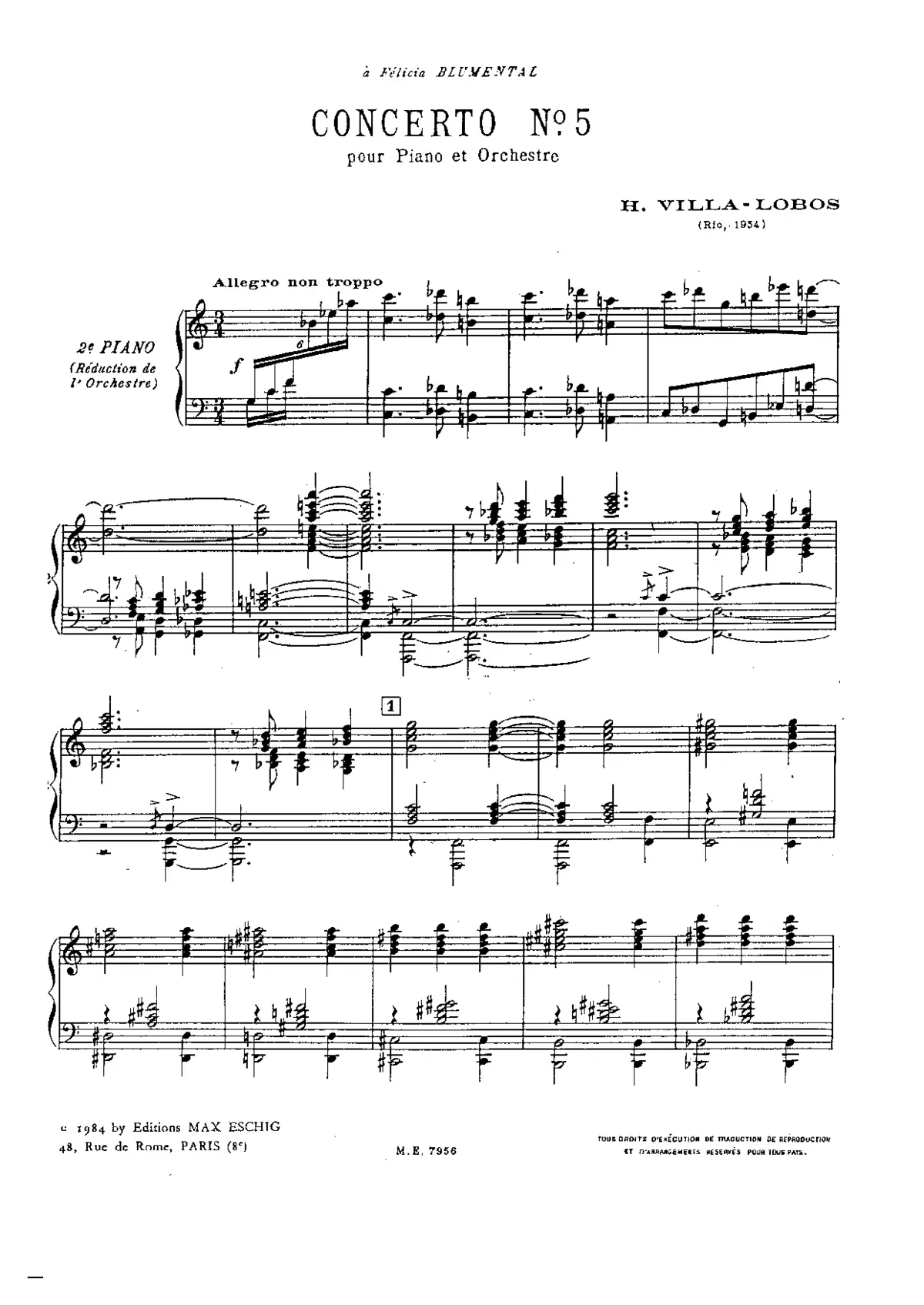 Piano Concerto No.5 - Page 1