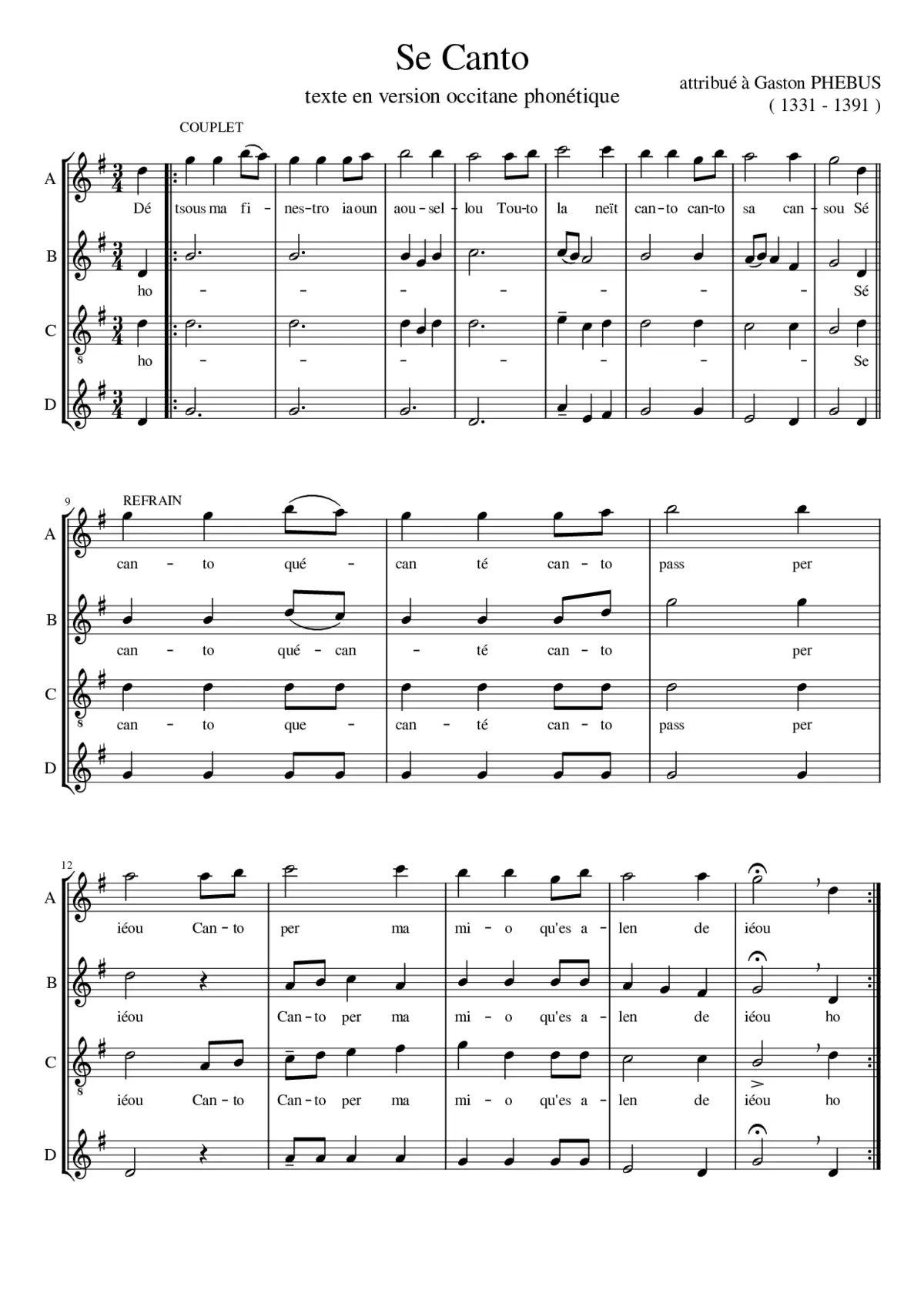 Se Canto - Page 1