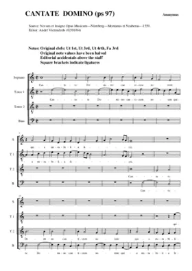 Cantate Domino