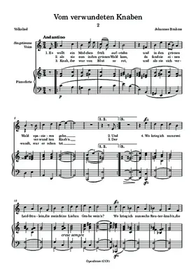 Vom verwundeten Knaben