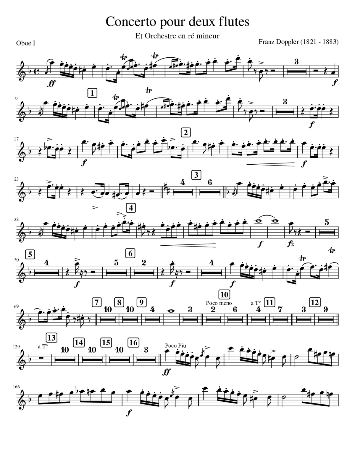 OB1. CONCERTO 2 FLUTES - Page 1